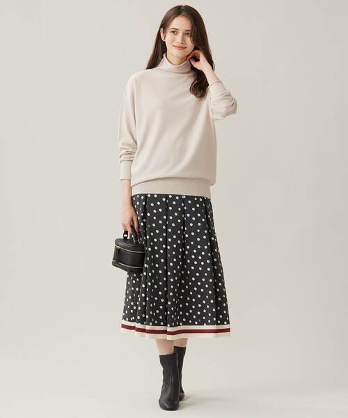 ポールカ　スカート　ドット柄 自由区 スカート ポルカドットプリント : ZOZOTOWN Yahoo!店