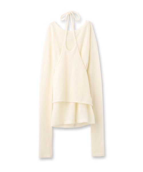 tシャツ muller of yoshiokubo（ミュラーオブヨシオクボ）レイヤードトップス レディース