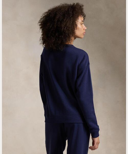 ポロ フリース クルーネック プルオーバー 黒 М Ralph Lauren ポロ フリース クルーネック プルオーバー 黒 М Ralph Lauren