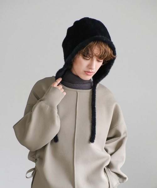 select MOCA（セレクトモカ） ニット帽 ニットキャップ シャギー