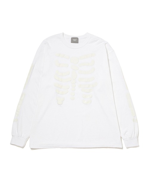 tシャツ 「TODAYEDITION x M」SKULL L/S TEE レディース メンズ