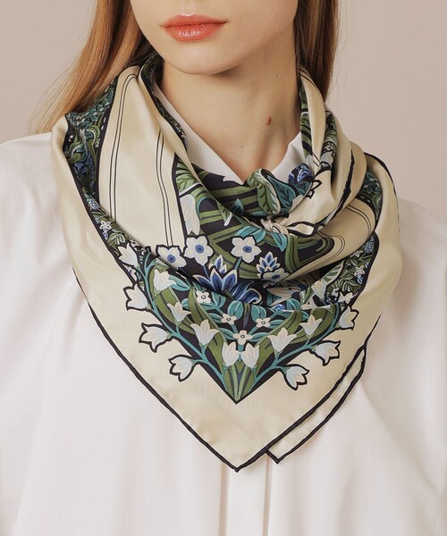 MACKINTOSH LONDON スカーフ バンダナ 「婦人画報掲載」ボタニカル 