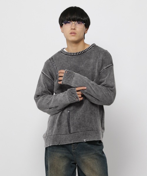 3.3 FIELD TRIP セーター ニット 3.3 Field Trip／ピグメントニット