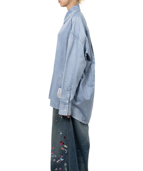 MAISON MIHARA YASUHIRO ブラウス シャツ Vintage Like Satin