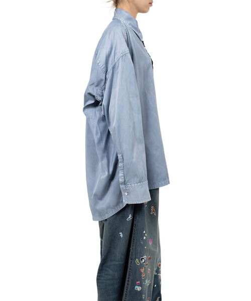 MAISON MIHARA YASUHIRO ブラウス シャツ Vintage Like Satin