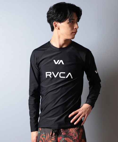RVCA - RVCA ラッシュガード　コンプレッション RVCA ラッシュガード RVCA/ルーカ UVケアラッシュガード 長袖