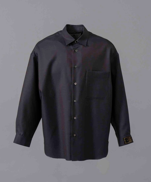 セール】Half Sleeve Lace Fabric Shirt/ハーフスリーブレース