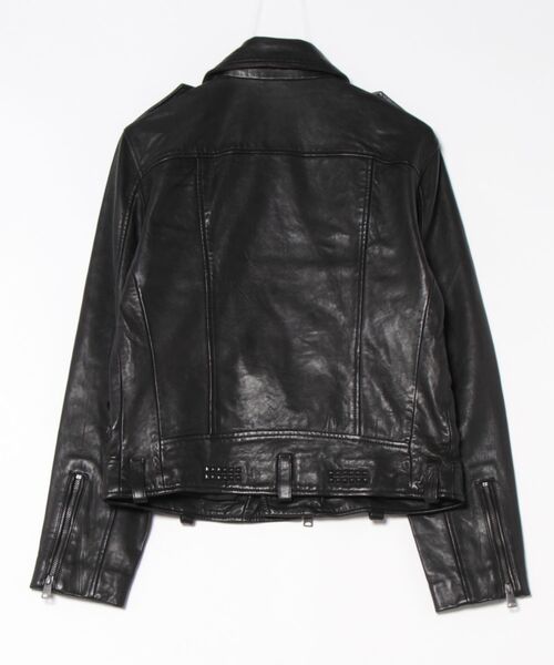 AllSaints/レザージャケット ブラックレザージャケット | オールセインツ 公式オンラインストア