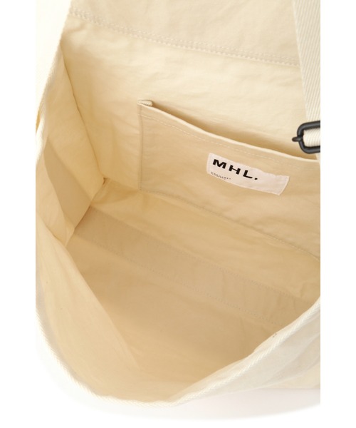 MHLバック エムエイチエル MHL. HEAVY COTTON CANVAS （BLACK