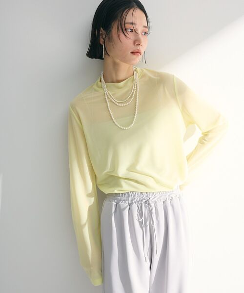 Green Parks（グリーンパークス） tシャツ シアーカットプルオーバー 
