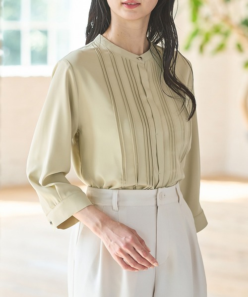 ❤️大人気即完売＊Honey ブラウス Honeys（ハニーズ） ブラウス シャツ 7分袖ピンタックブラウス