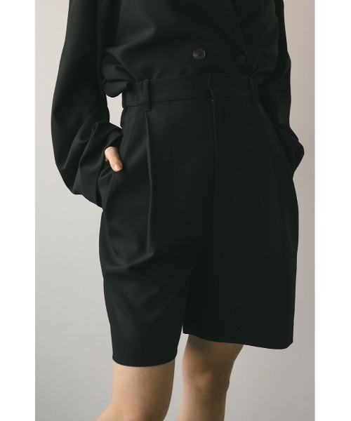 DEUX MI / タックショートパンツ STYLEMIXER パンツ イージー2タックショートパンツ レディース
