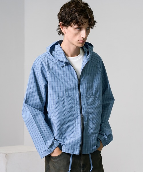 PUBLIC TOKYO（パブリックトウキョウ） パーカー ライトチェックシャツ