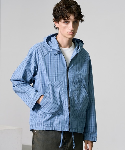 PUBLIC TOKYO（パブリックトウキョウ） パーカー ライトチェックシャツ