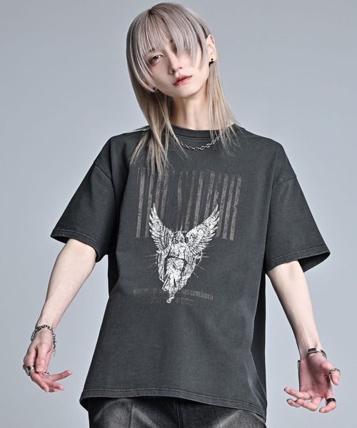 ADRER（アドラー） tシャツ heavy weight graphic / line stone T