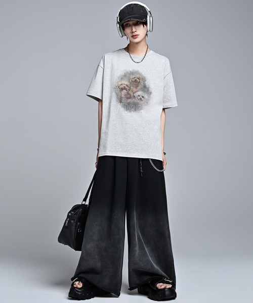 ADRER（アドラー） tシャツ heavy weight graphic / line stone T