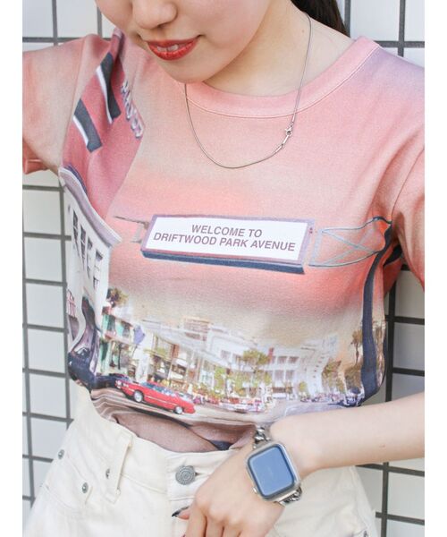 Ungrid tシャツ 総柄フォトプリントTee レディース : ZOZOTOWN Yahoo 