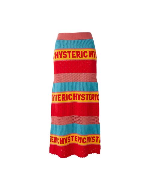 hysteric glamour LOGOボーダー スカート セール】LOGOボーダー スカート（スカート）｜HYSTERIC GLAMOUR