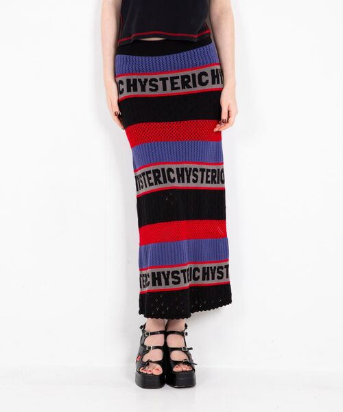 hysteric glamour LOGOボーダー スカート HYSTERIC GLAMOUR スカート LOGOボーダー : ZOZOTOWN Yahoo!店
