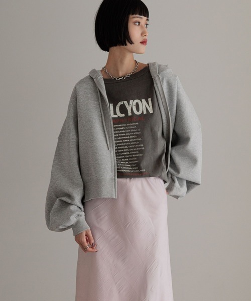 LOWRYS FARM（ローリーズファーム） パーカー ショートZIPフーディ