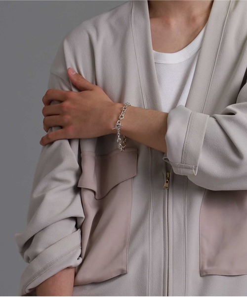 ブレスレット ボリュームチェーンブレスレット（マンテルタイプ）/シルバー925「LION HEART / ライオンハート」 メンズ レディースの画像