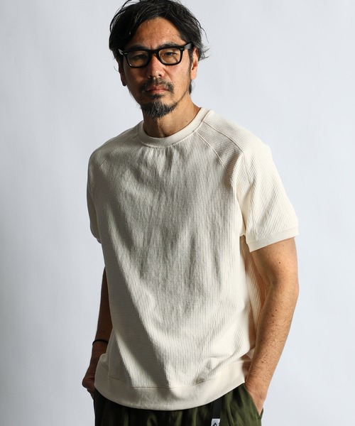 The DUFFER of ST.GEORGE tシャツ 「AIR FLEX」SETUP WAFFLE TEE：高