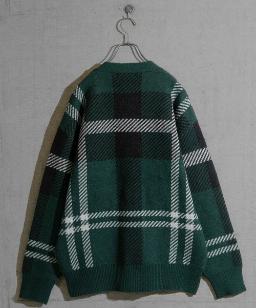 「Naive magic」 ニットカーディガン LARGE ベージュ メンズ_画像2