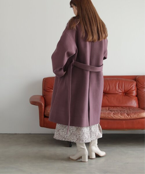 「RAY CASSIN」 チェスターコート FREE パープル レディース_画像4