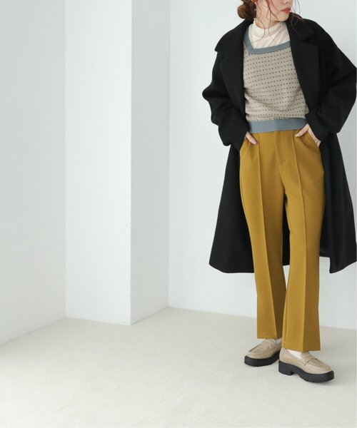 「RAY CASSIN」 チェスターコート FREE パープル レディース_画像7