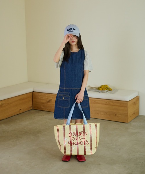 common gull products. ワンピース お利巧なデニムワンピース