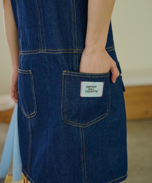 common gull products. ワンピース お利巧なデニムワンピース