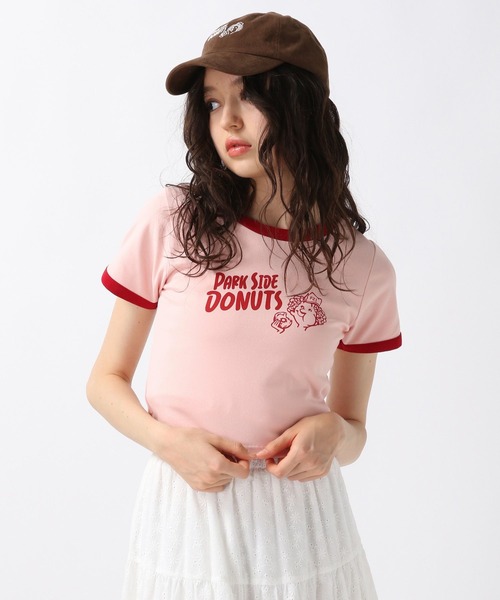 FOREVER21 tシャツ 「Cafeコラボ」「PARK SIDE DONUTS」Tシャツ