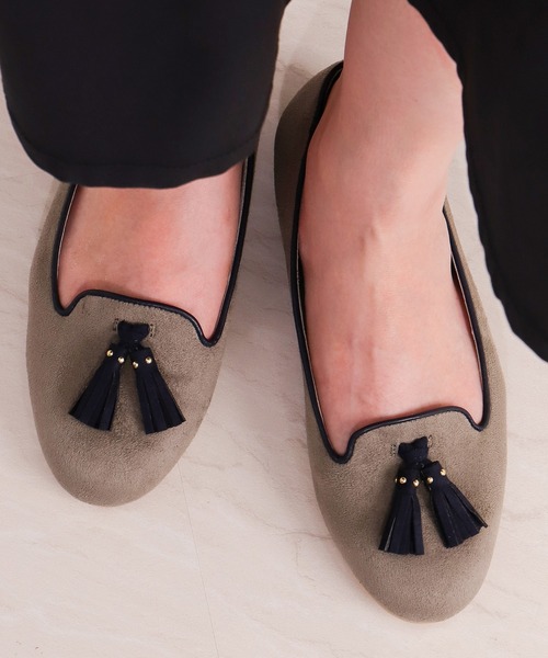 [artemis by DIANA] Flat туфли-лодочки 22.5cm серый женский 