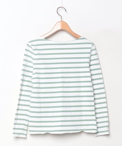 「N.（N. Natural Beauty Basic）」 長袖カットソー MEDIUM ライトグリーン レディース