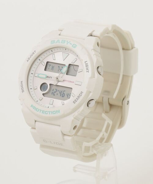 Baby G ホワイト G-Shock Baby-G Polarized Clear & White Watch at Hamilton