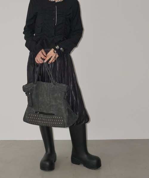 chuclla（チュクラ） ブーツ シームレス ワイドロングブーツ chs25a013