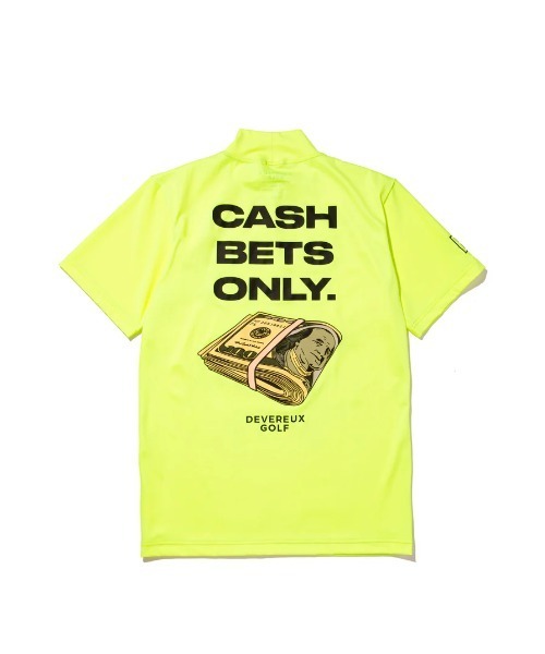 DEVEREUX GOLF tシャツ Cash Bets Only 2 Mock Neck Tee メンズ
