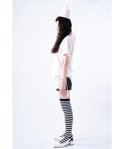 Smyeon スカート Lace apron skirt/レースエプロン巻きスカート