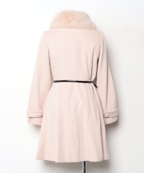 LAISSE PASSE（レッセパッセ） ノーカラーコート 38 ピンク レディース