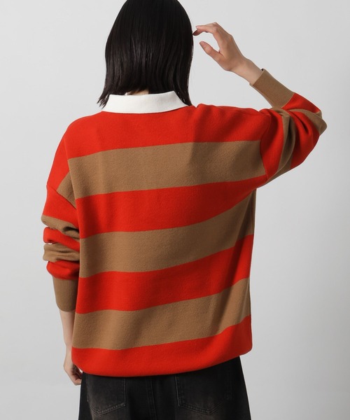 LAKOLE（ラコレ） ニット セーター スウェットライクラガーニットプル