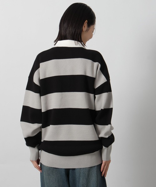 LAKOLE（ラコレ） ニット セーター スウェットライクラガーニットプル