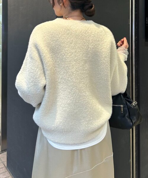 【完売商品】Jena espace merveilleux ラメシャギーニット Jena espace merveilleux（ジェナ エスパスメルヴェイユ）の「ソフト