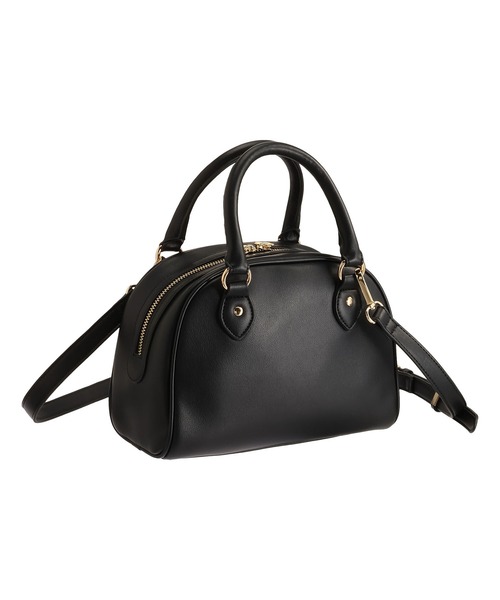 MARY QUANT マリークワント ボストン型ハンドバッグ イタリアンレザー MARY QUANT（マリークヮント） ボストンバッグ マリークワント