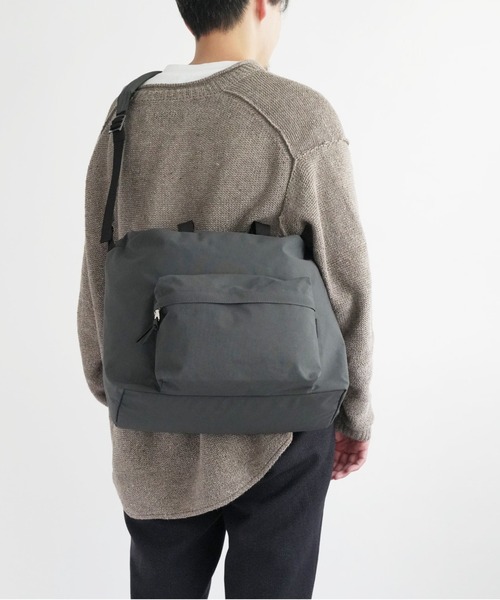 Pocket shoulder Accent Bag／コーデュラグレー STANDARD SUPPLY（スタンダードサプライ） ショルダーバッグ メンズ