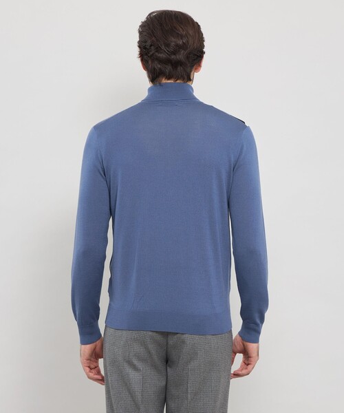 24AW マッキントッシュロンドン ニット ハイネック セーター ボーダー 38 LEON掲載】リンクスボーダークルーネックニット(トップス)｜MACKINTOSH