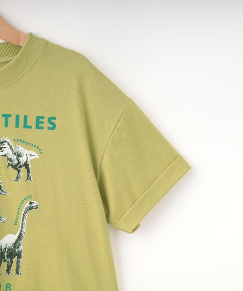 SHOO・LA・RUE（シューラルー） tシャツ 「100-120cm」猛獣恐竜フォト