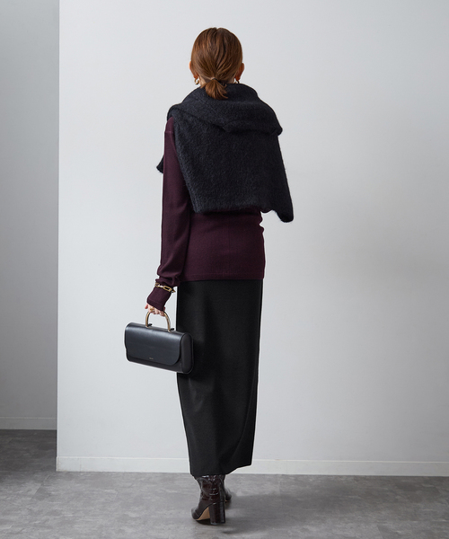 VERMEIL par iena（ヴェルメイユパーイエナ） スカート wool knit