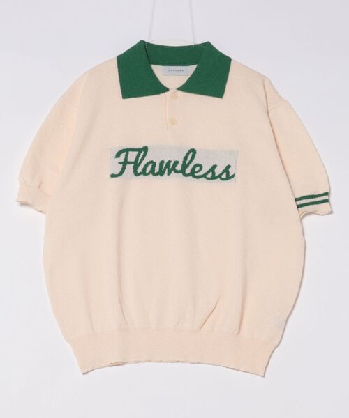 「ankoROCK」 半袖ニット ONESIZE ベージュ メンズ_画像3