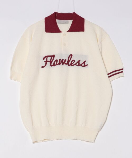 「ankoROCK」 半袖ニット ONESIZE ベージュ メンズ_画像6