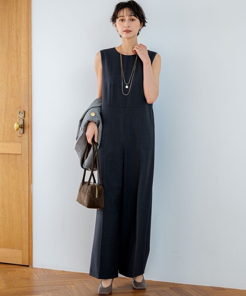 サロペット・オーバーオール・オールインワン m.u COTTON TWILL OVERALL size2 23区（ニジュウサンク） サロペット オーバーオール 「洗える」TW